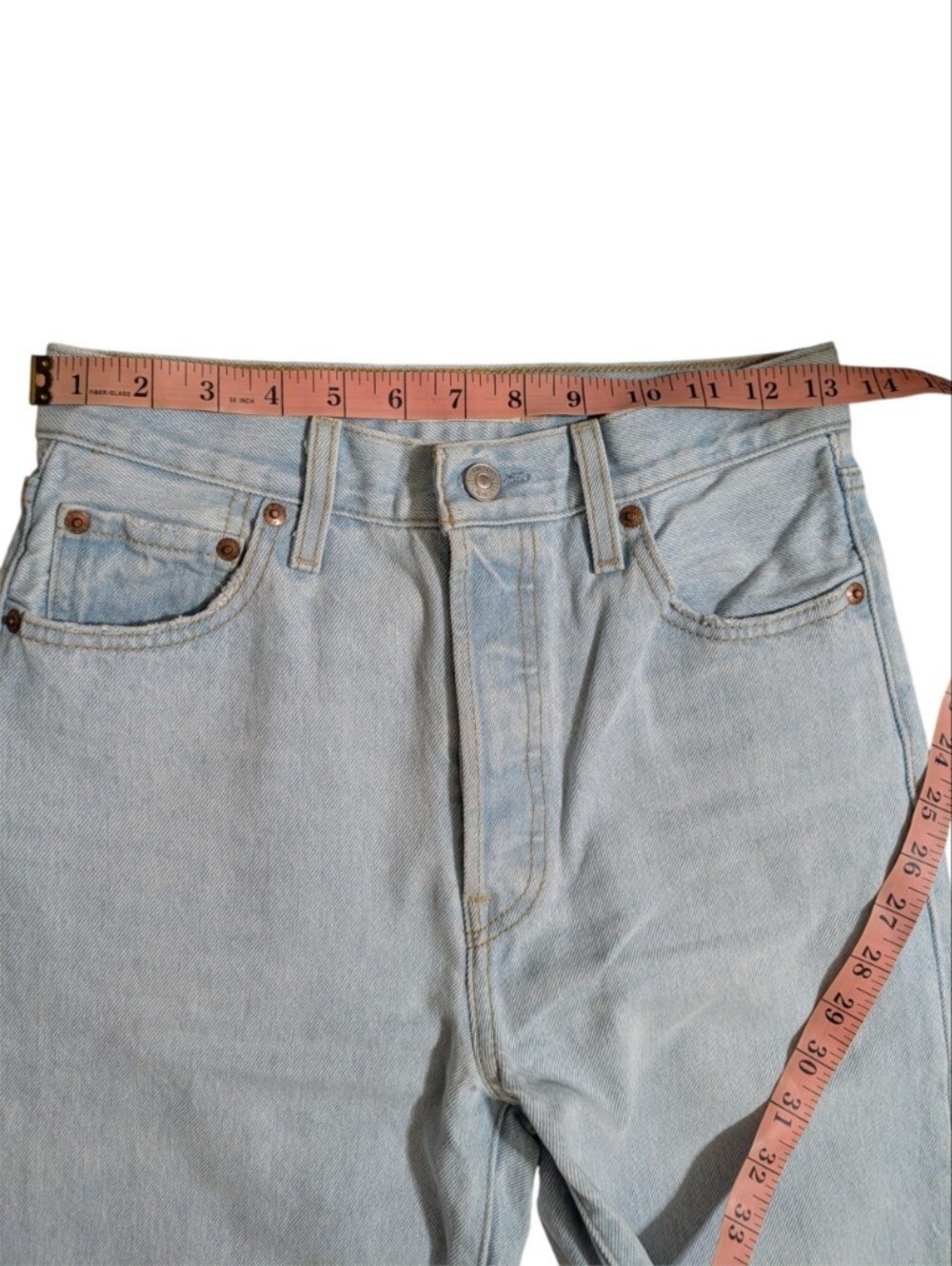 Levi's Ribcage Straight Ankle Jeans - Picture 7 of 12